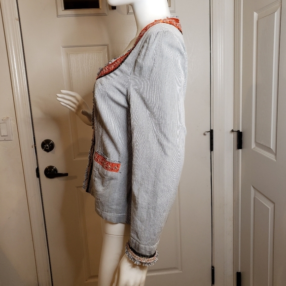 Free People lined crop jacket Size 10 - Picture 4 of 10